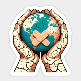 Cracked Earth Sticker